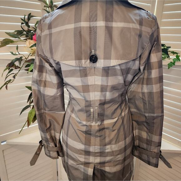 BURBERRY BRIT LONDON TRENCH COAT SIZE 4 - Picture 7 of 16